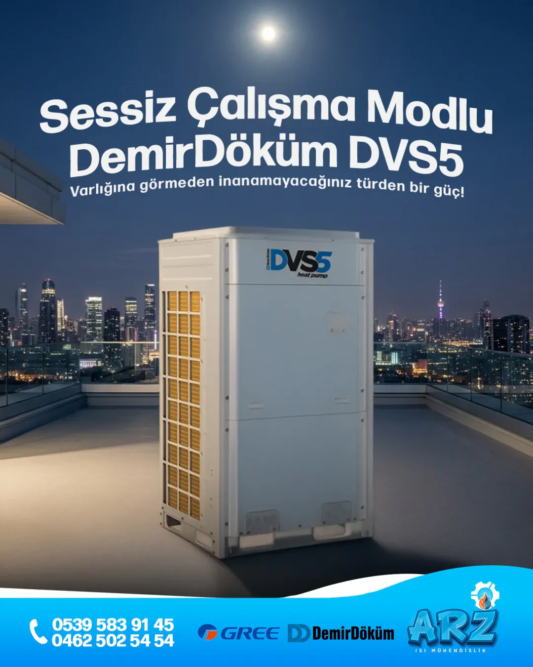 Arz Isı Mühendislik DemirDöküm DVS5… Giresun sosyal medya referansı (Post)